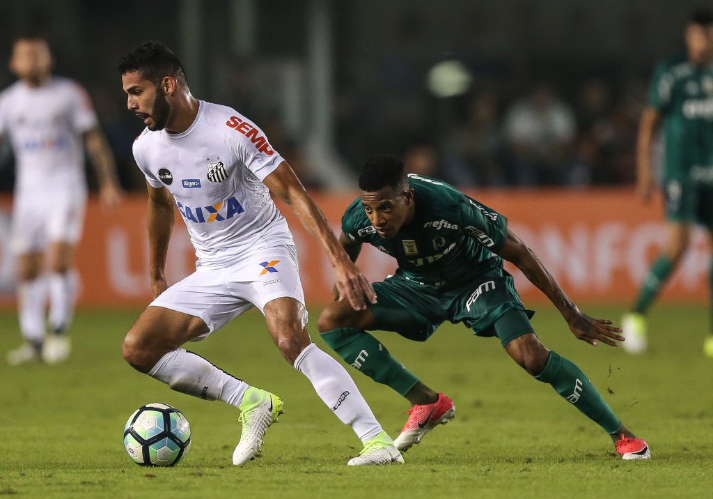 Santos v Palmeiras -Brasileirao Series A 2017