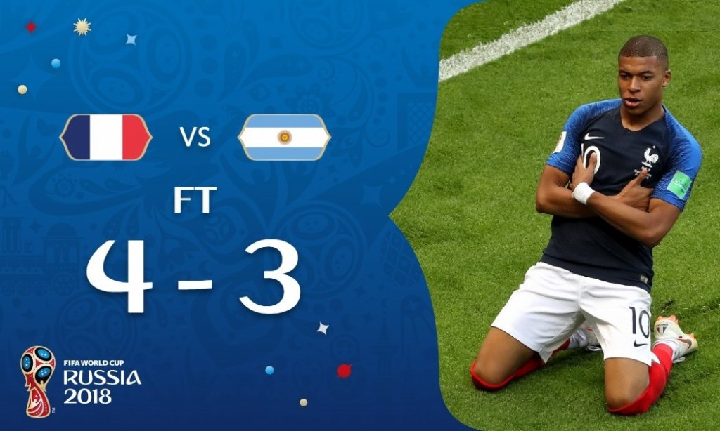 Francia-Argentina 4-3