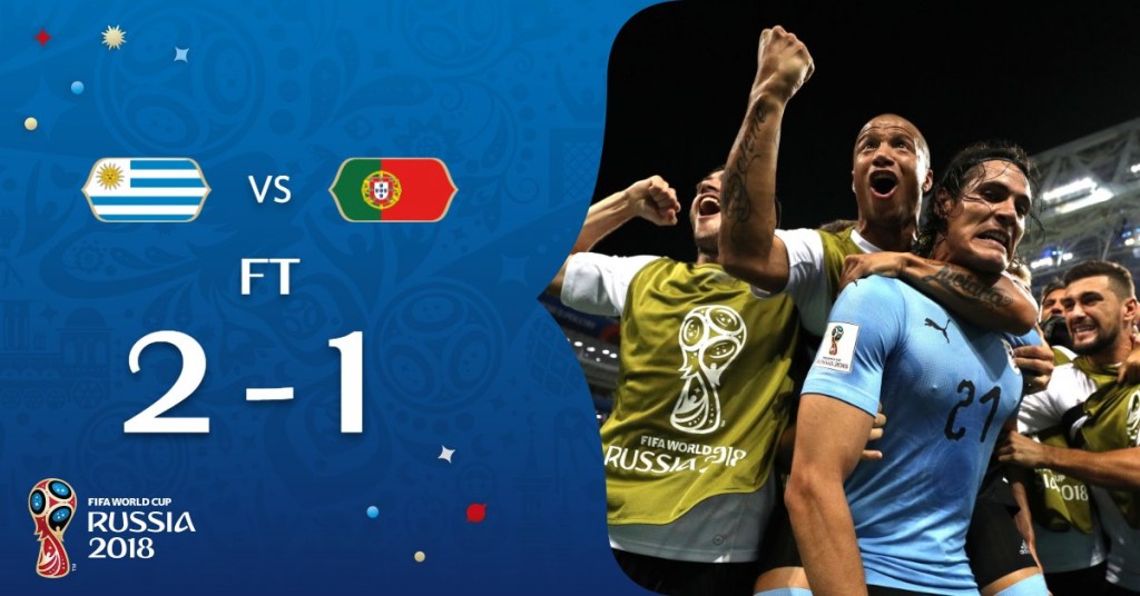 Uruguay-Portogallo 2-1