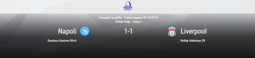 Napoli-Liverpool 1-1