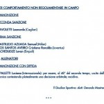 Giudice Sportivo 4 dicembre 1998 V