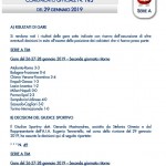 GS Comunicato 21 giornata