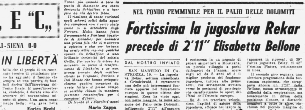 Genoa-Milan 1-1 19 01 1958