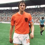 Johan Cruyff during the 1974 FIFA World Cup in Germany