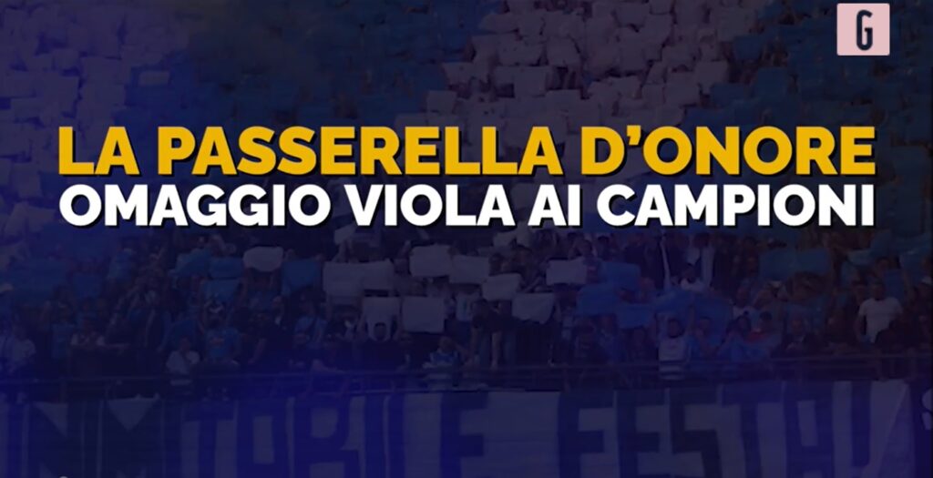 Passerella d'onore Fiorentina