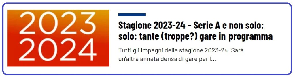 2023-24 tutte le gare di Serie A