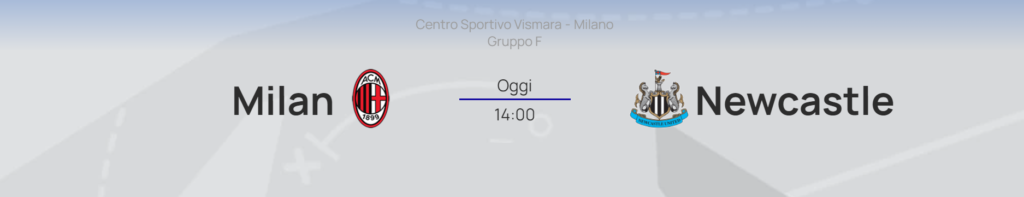 Milan-Newcastle short