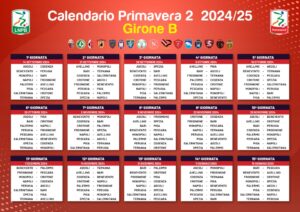 Primavera 2 2024-25 Calendario 3