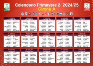 Primavera 2 2024-25 Calendario 1