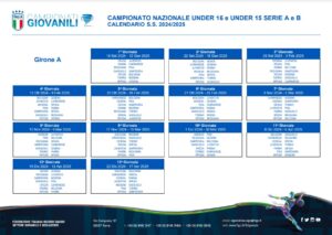 Under 15 e 16 Calendario 2024-25 1