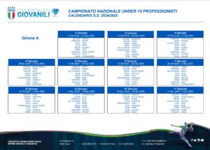 Under 18 Calendario 2024-25 1