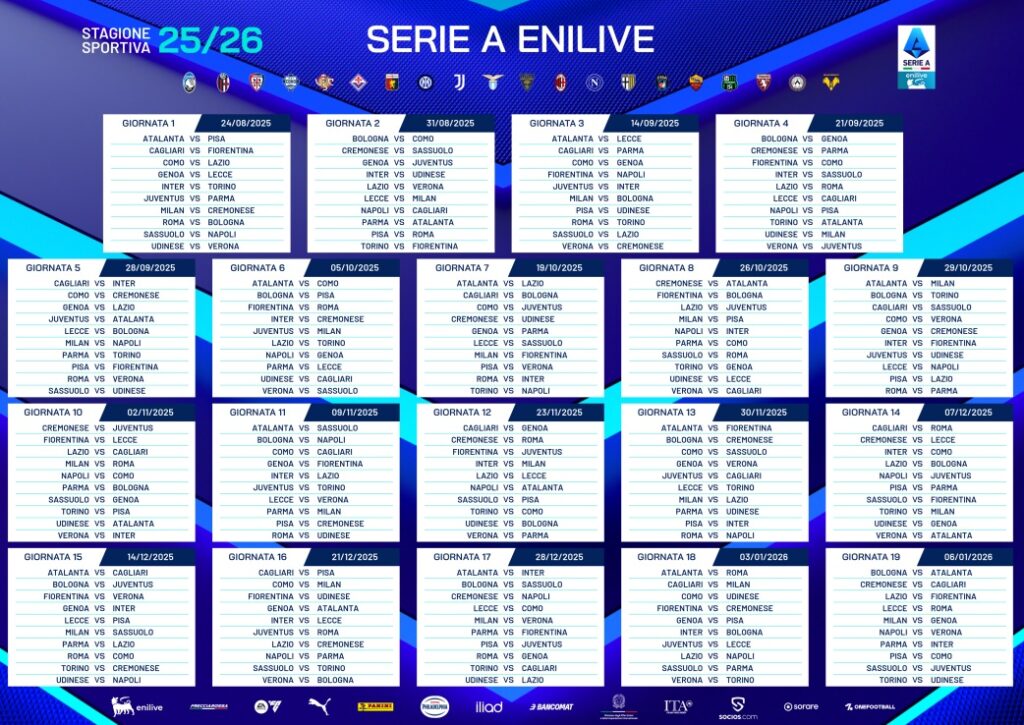 Serie A 2025-26 Andata