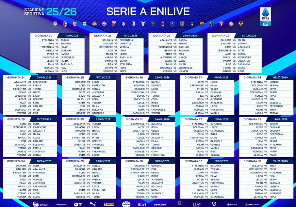 Serie A 2025-26 Ritorno