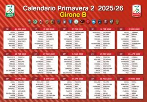 Primavera 2 B 2025-26 Ritorno